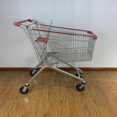 China 150L Tienda que lleva un carrito de compras de metal plegable de gran capacidad con asiento infantil en venta