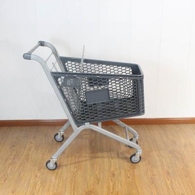 중국 100L Professional Manufacturer Of European SGS Certification Plastic Shopping Carts 판매용