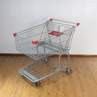 Chine Chariot d'achat de style américain 175L personnalisable grand supermarché épicerie siège pour enfant pliable à vendre