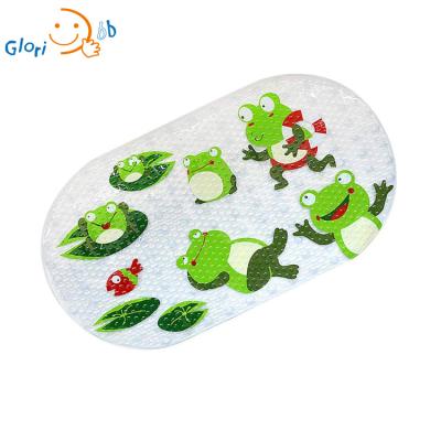 China Sustainable Bathroom Water Sucker Anti-Slip Bath Mat Children Shower Bathtub Mat for sale