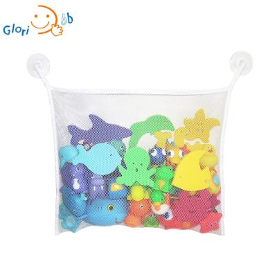 China Sustainable Bathroom Products With Strong Suction Cups Hung Bath Toy Organizer for sale