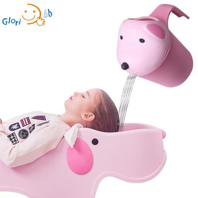 China Eco-freindly Baby Dippers Bath Rinse Cup Baby Bath Cup Shower Spoon for sale