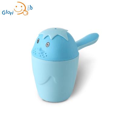 China Indoor Safe Plastic Cup Indoor Safe Plastic Bath Rinser Hair Wash Baby PP Bath Tub Shampoo Cup Multifunctional for sale