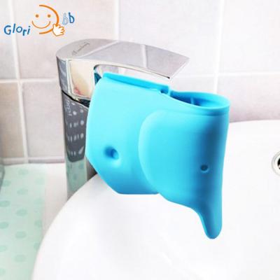 China Eco-Friendly Elephant Bath Safe Silicone Faucet Cover for sale