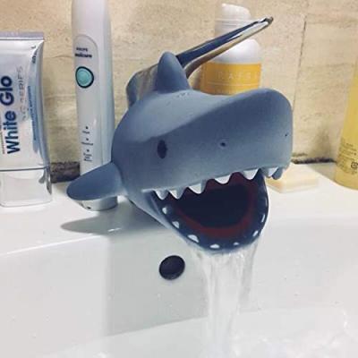 China Durable Eco-friendly Bath Weather Safety Guard Shark Shape Baby Spout Cover for sale