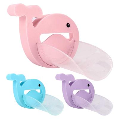 China Eco-friendly Cartoon Whale Animal Kitchen Faucet Supplement Sink Baby Faucet Cover for sale