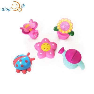 China Eco-friendly Material Baby Bath Squirter Animal Toys Set for sale