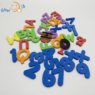 China 100% Eco-friendly Hot Educational Toys Factory Sale Soft EVA Learning Toys Kids Magnets Numbers Alphabet for sale