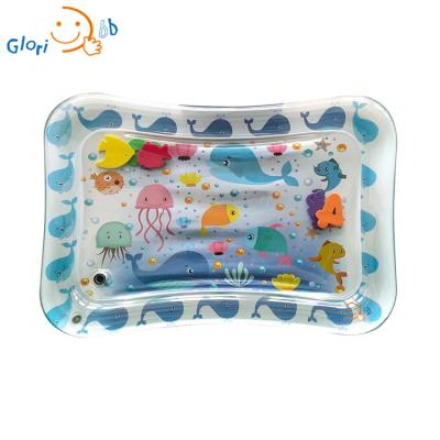 China Non-Toxic Inflatable Water Play Mat For Tummy Time Baby Water Mat Infants And Toddler Toys For Infant Early Development For 3-12 Months for sale