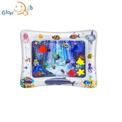 China Factory Direct Non-Toxic Inflatable Bath Time Baby Water Play Mat for sale