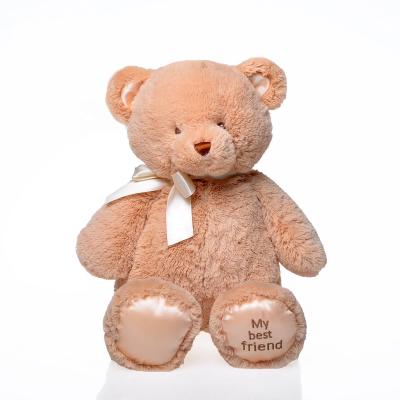 China 2020 Year Eco-friendly Custom Logo Small Teddy Bear Soft Plush Stuffed Bear Toy for sale