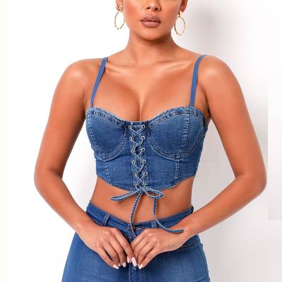 China Wholesale China Breathable Suppliers Tie Up Zipper Camisole Shirt Women European And American Style for sale