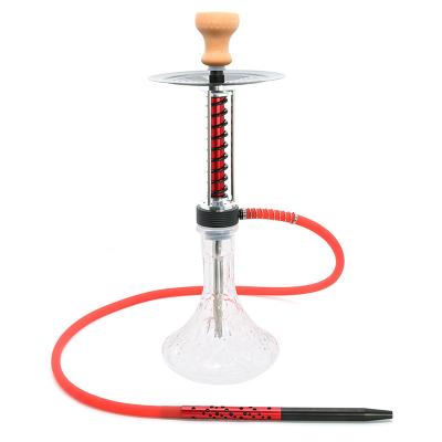 China Hot Selling Luxury Stainless Steel Shisha From Kopf Schlauch Zubehor Hookah Narguile Large Chicha Smoking Hookah Shisha For Bar KTV for sale