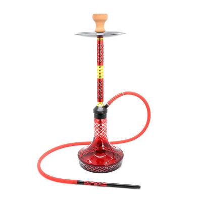 China Good Quality Aluminum German Sparkling Hookah Smoking Shisha Hookah Narguile Factory Nargile Shisha Hubbly Stream for sale