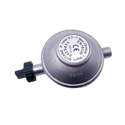 China Zinc Alloy CE Certified High Quality 29mbar Butane Home Kitchen Gas Pressure Regulator For Oven for sale