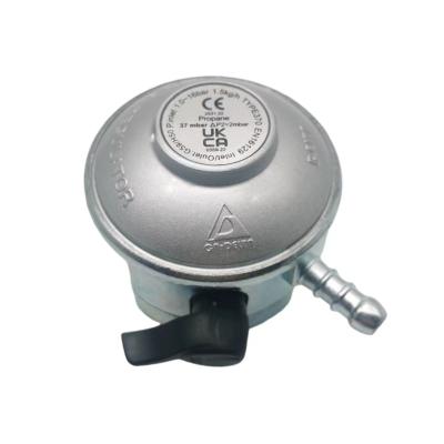 China Delta Zinc Alloy CE Certified High Quality 37mbar Propane Lpg Gas Pressure Regulator For Furnace for sale