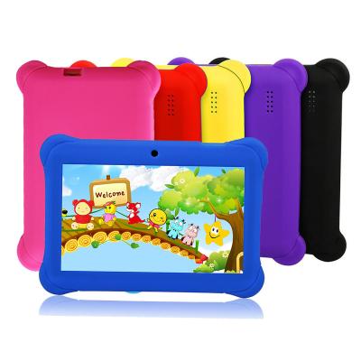 China HOT Selling Shockproof 7 Inch High Quality Educational Android Tablet For Kids Gift Support 512MB+8GB Memory for sale