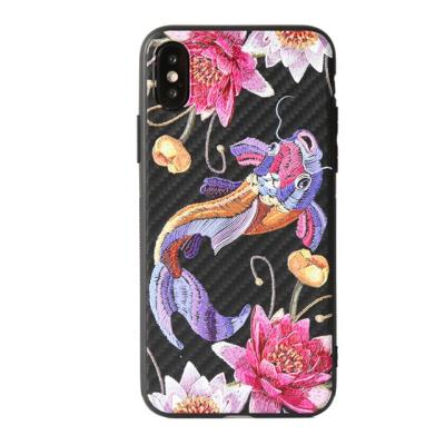 China Carbon Fiber Stripe Embroidered Texture TPU Handphone Phone Case For Samsung Galaxy Note 10 Note10+ 5G M30s A70s A10s A90 A50s For Samsung Galaxy Note10 Note10+ 5G for sale