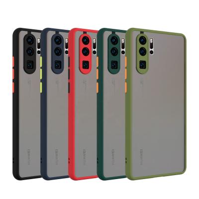 China Translucent PC Capa De Celular de Matte Mobile Phone Case Factory Matte Cellphone Cover TPU For Huawei P30 mate 30 pro P40 lite Se nova 7 for sale