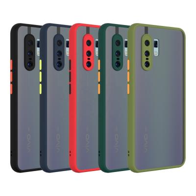 China 2020 Mobile Matte Shell Smoke Matte Mobail Cover PC TPU Mobile Phone Accessories Case For vivo X30 Pro X50 S6 5G iQOO Neo 3 Y50 V17 S1 for sale