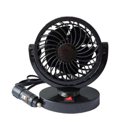 China Low Noise Universal electric 5vUSB12v/24v cigarette lighter fan car single head cooling fan for sale