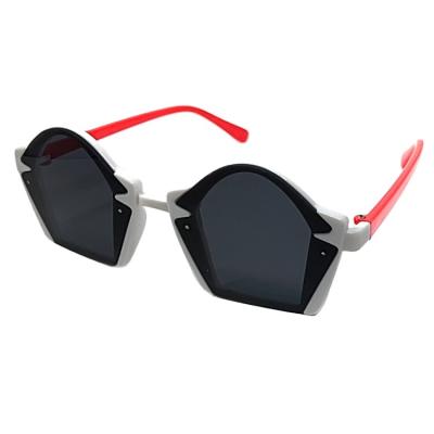 China Fashion Design OEM Girls UV400 UV400 Child Sunglasses Cute Ultra-light Lil Sunglasses Kids White Lenses Fashion Kids Sunglasses for sale