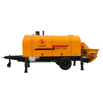 China Neue Betonpumpe BANGBO 16MPa 80m3/h, Mini Cement Pump With Diesel-Maschine zu verkaufen