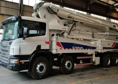 Chine camion de 180m3/H 56m Zoomlion, pompe concrète de long boom avec le moteur diesel à vendre