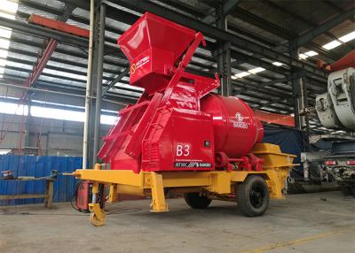 China de Concrete Pomp van 62kw 30m3/H met Mixermachine, Diesel Concrete Pomp Hoge Mobiliteit Te koop