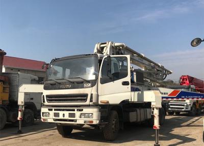 China ZOOMLION 37 Meter benutzter Zement-LKW ISUZU Chassis Refurbished zu verkaufen