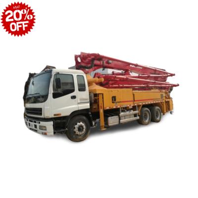 China 140m3/H 38 Meter Refurbished Putzmeister Boom Pump Truck 26ton Concrete Pump for sale