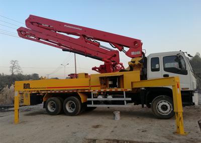 China 38 Meter benutzte Fahrzeugbetonpumpe, Putzmeister-Boom-Pumpe 140m3/H 265KW zu verkaufen