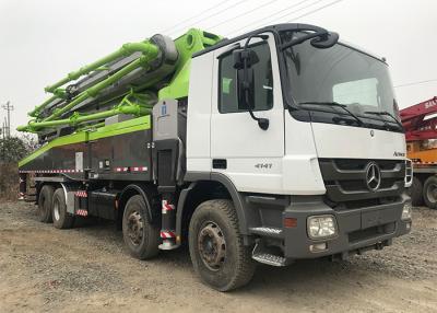 China ZLJ5419THB gebruikte Cementvrachtwagen met Pomp Zoomlion 52m Groene Kleur Te koop