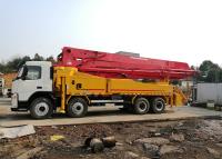 China 42 Meter 80km/H benutzte Betonpumpe-LKW, benutzten Volvo-LKW mit Boom 4 zu verkaufen