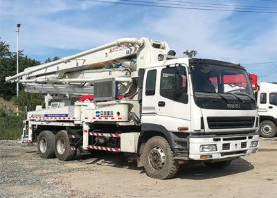 China Geüberholte Beton Pumpe Isuzu Truck Mounted Good Condition 265KW 37m zu verkaufen