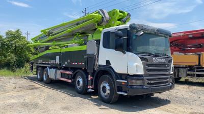 China Cor verde renovada 56M de caminhão de mão do segundo de Scania do pé da bomba X de Beton à venda