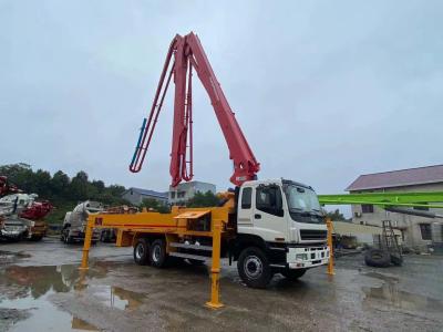 Chine Camion de pompe concrète de boom de Putzmeister 38m 140m3/H résistant avec la section de 4 booms à vendre