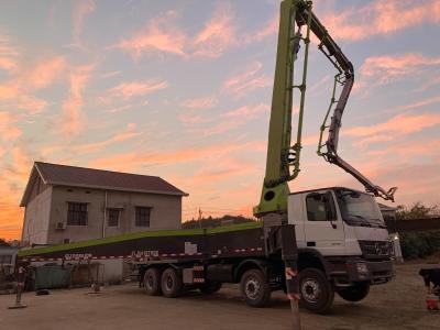 China Meter ACTROS 4141 Zoomlion 60 benutzte Betonpumpe-LKW für Transport zu verkaufen