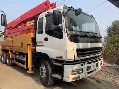 China 6 brachte Plazierungsboom benutzter LKW Putzmeister 38m Betonpumpe Beton-Pumper-Maschine an zu verkaufen