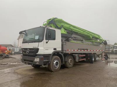 Cina Pompa per calcestruzzo montata camion utilizzata di Zoomlion 63m ACTROS 4141 in vendita