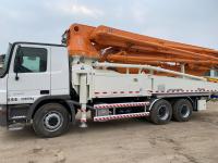 China Second Hand 49m Actros Concrete Pump Boom Truck for sale