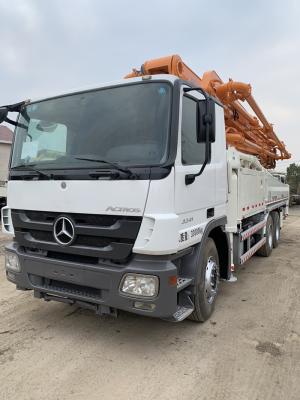 China Zoomlion 49M Concrete Equipment Concrete Placing 5 Boom Beton Pumper Renewed 140m3/h Concrete Pump Actros 3341 Truck for sale