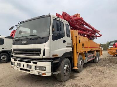 China 2012 Jaar Putzmeister 42m Gebruikte Cementvrachtwagen met Isuzu Chassis Te koop