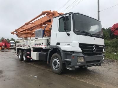 China Actieve de Controle Concrete Pompende Vrachtwagen ISO9001 33m van de Boomtrilling Te koop