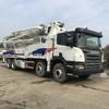 China 50M Scania Used 4 Axle Dump Truck Zoomlion Cement Pumpen-LKW-konkrete Ausrüstung zu verkaufen