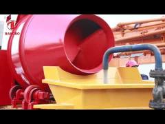 8Mpa 40m3/H Concrete Mixer Machine With Pump Large Capacity