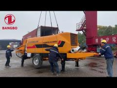 Zoomlion Concrete Pump HBT 8014 Renew 2012 Year Orange Color