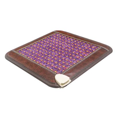 China Relax Your Muscle Builder Far Infrared Tourmaline Amethyst Mat Seat Cushion Health Care Heating Physical Pad for sale