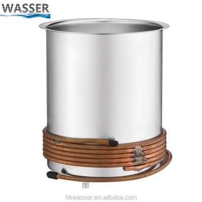 China Outdoor Hot And Cold Water Dispenser Tank Stainless Steel Immersion Cooling Tank for sale