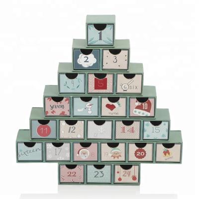 China Recyclable Antique Gift Boxes Advent Calendar Box Manufacturer for sale